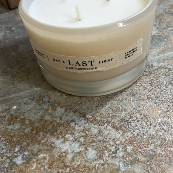 Anthropologie Days Last Light Floral Lavender Cashmere Boxed Candle NIB - Picture 7 of 16